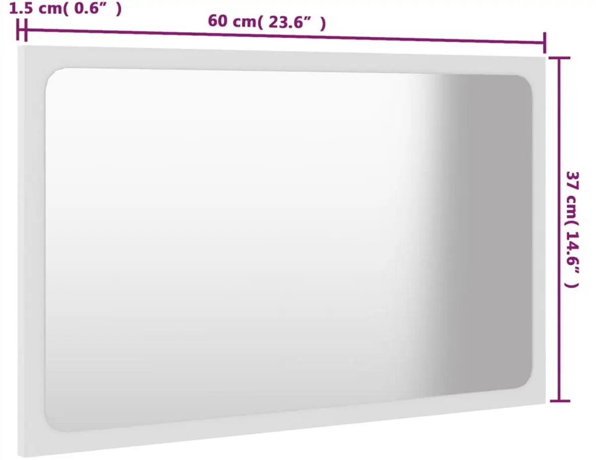 Set de mobila pentru baie VidaXL 3071585 (White)