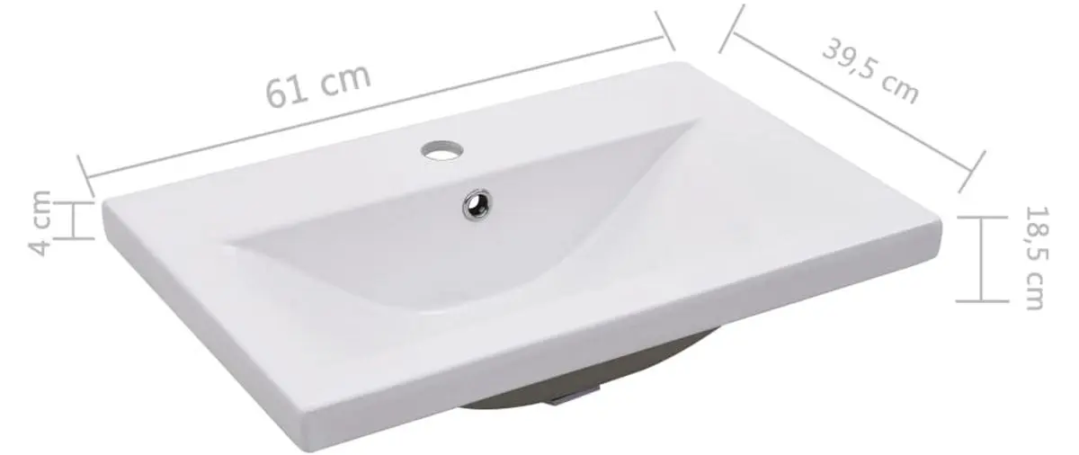 Set de mobila pentru baie VidaXL 3071589 (Concrete Grey) - 9