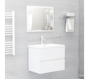 Комплект мебели для ванной VidaXL 3071591 (White Gloss)