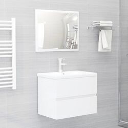Комплект мебели для ванной VidaXL 3071591 (White Gloss)