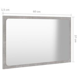 Set de mobila pentru baie VidaXL 3071679 (Concrete Grey) Thumb