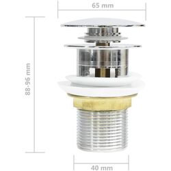 Set de mobila pentru baie VidaXL 3071679 (Concrete Grey) Thumb