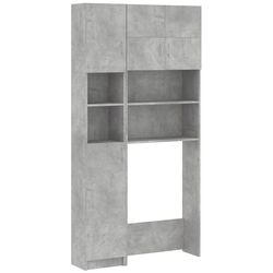 Set de mobila VidaXL 3055640 (Concrete Grey) Thumb