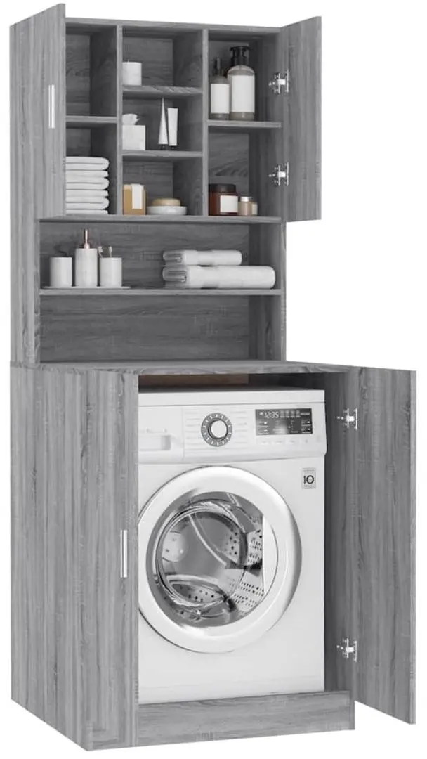 Dulap VidaXL 3120183 (Grey Sonoma) - 6