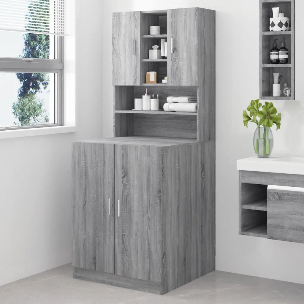 Dulap VidaXL 3120183 (Grey Sonoma)