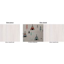 Детская Астрид-Мебель Каприз 5 (Ясень Анкор Белый/Вигвам) Thumb