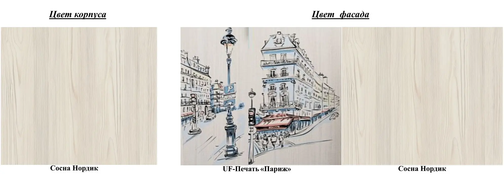 Детская Астрид-Мебель Каприз 9 (Сосна Нордик/Париж) - 2