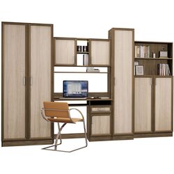 Детская Астрид-Мебель Юниор 1 (Дуб Cантана/Дуб Сонома)