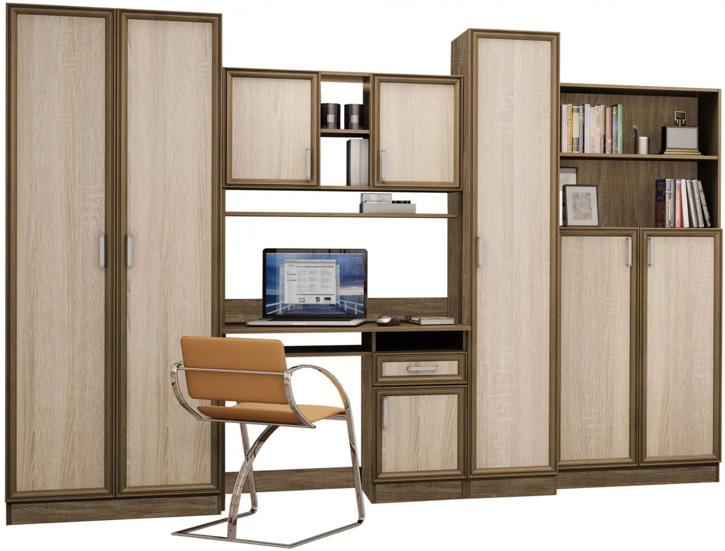 Mobila pentru copii Астрид-Мебель Yunior 1 (Santana Oak/Sonoma Oak)