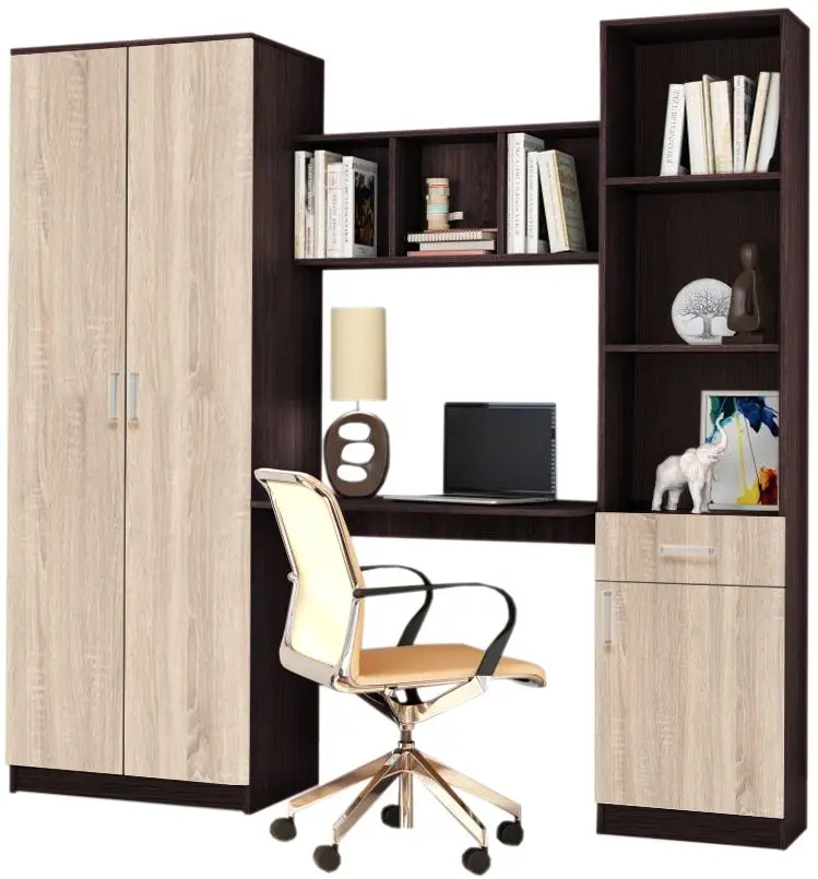 Детская Астрид-Мебель Юниор 3 (Дуб Венге/Дуб Сонома)