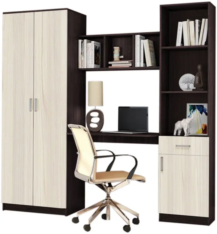 Детская Астрид-Мебель Юниор 3 (Дуб Венге/Сосна Нордик)