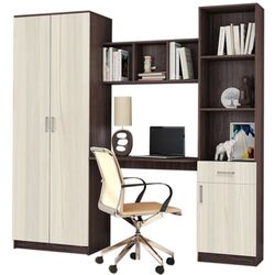 Детская Астрид-Мебель Юниор 3 (Ясень Анкор Тёмный/Сосна Нордик)