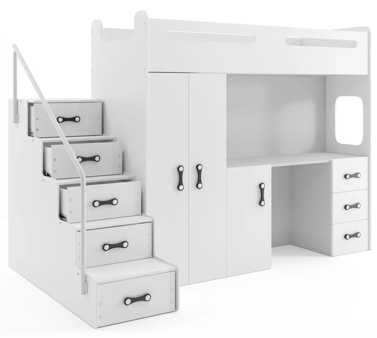 Mobila pentru copii BMS Group Max 4 80x200 (White)