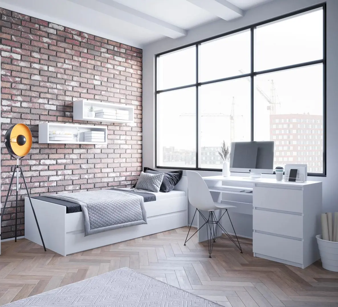 Mobila pentru copii Cama Coco2 (White Matte)