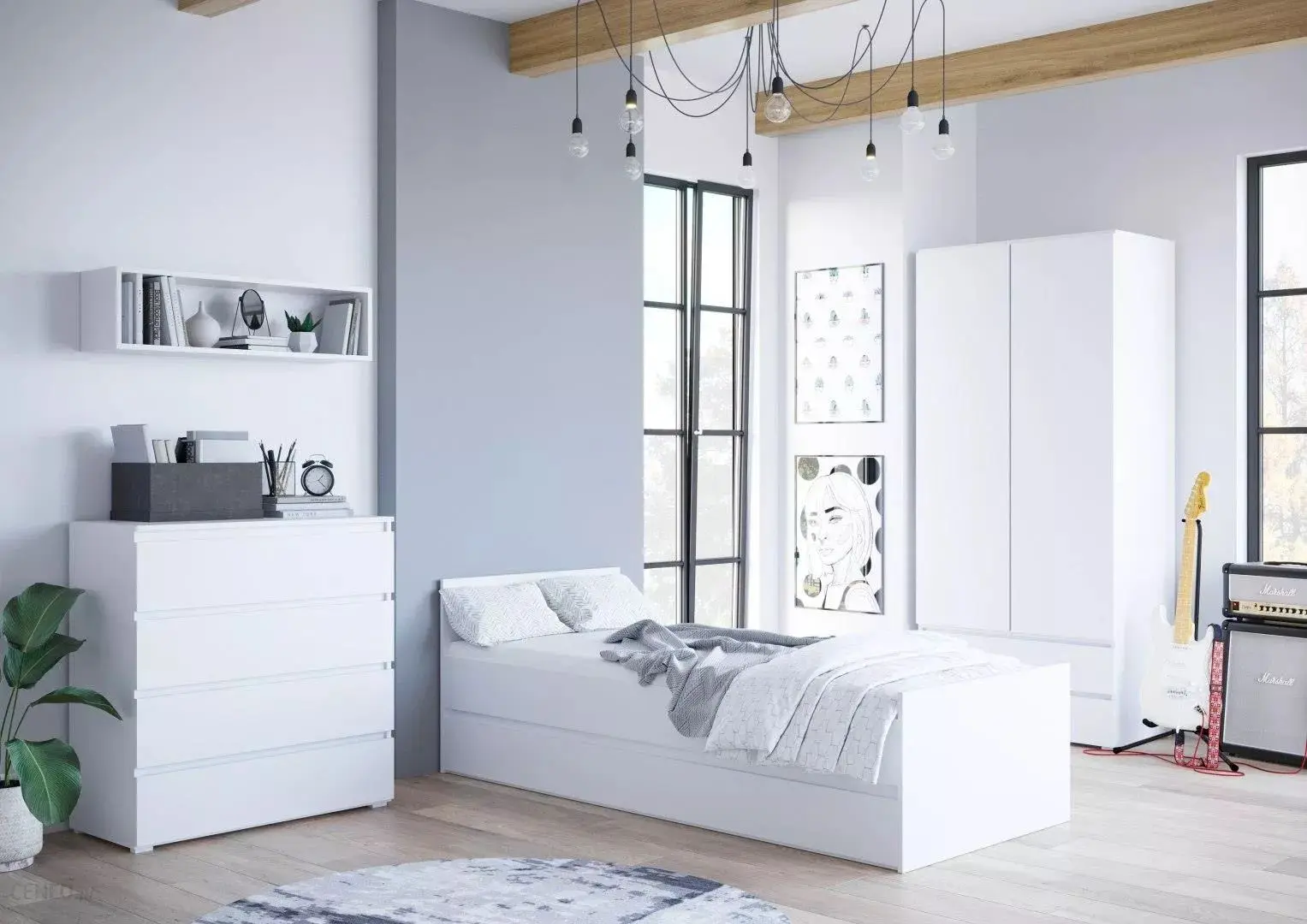 Mobila pentru copii Cama Coco8 (White Matte)