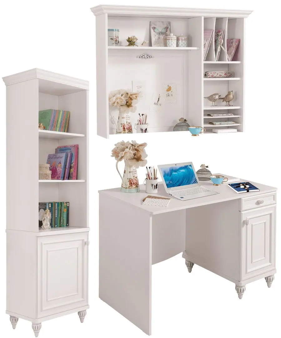 Set de mobila Cilek Romantica 20.21.1107.00 + 20.21.1108.00 + 20.21.1504.00