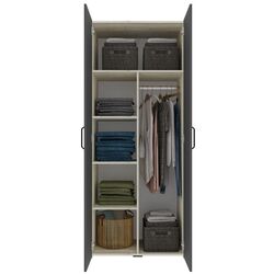 Детская Haaus Malmo V18 90x200 cm (Anthracite/White Oak) Thumb