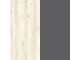 Mobila pentru copii Haaus Malmo V19 90x200 (White Oak/Anthracite)