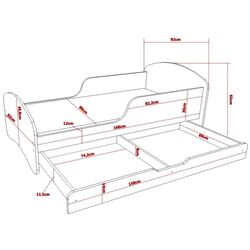 Mobila pentru copii Happy Babies Animals 43 (White) Thumb