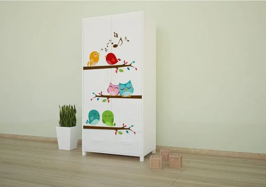 Mobila pentru copii Happy Babies Animals 43 (White)