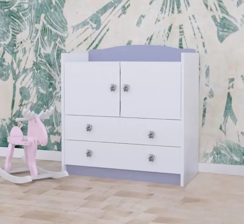 Mobila pentru copii Happy Babies Baby Mix 25 (White/Gray)