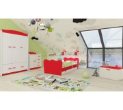 Mobila pentru copii Happy Babies Baby Mix 27 (White/Red)