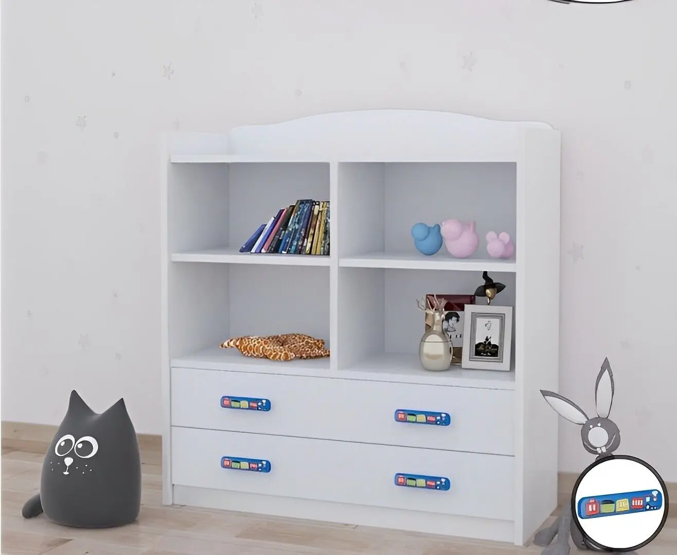 Mobila pentru copii Happy Babies Baby Mix 30 (White)