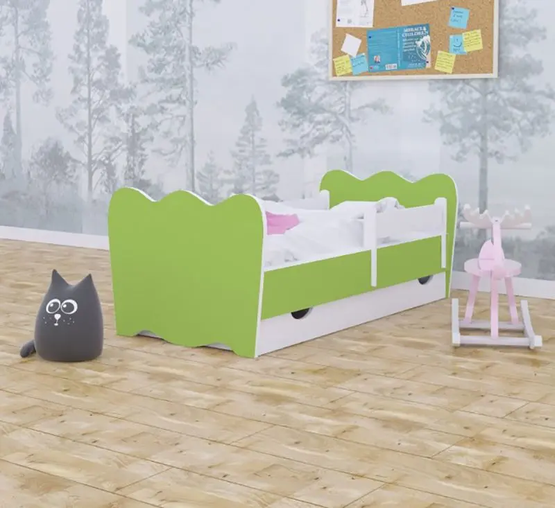 Mobila pentru copii Happy Babies Baby Mix 33 (White/Pastel Green)