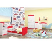 Mobila pentru copii Happy Babies Baby Mix 35 (White/Red)