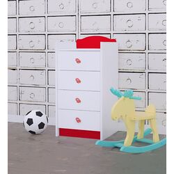 Mobila pentru copii Happy Babies Baby Mix 35 (White/Red) Thumb