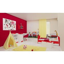 Mobila pentru copii Happy Babies Baby Mix 39 (White/Red)