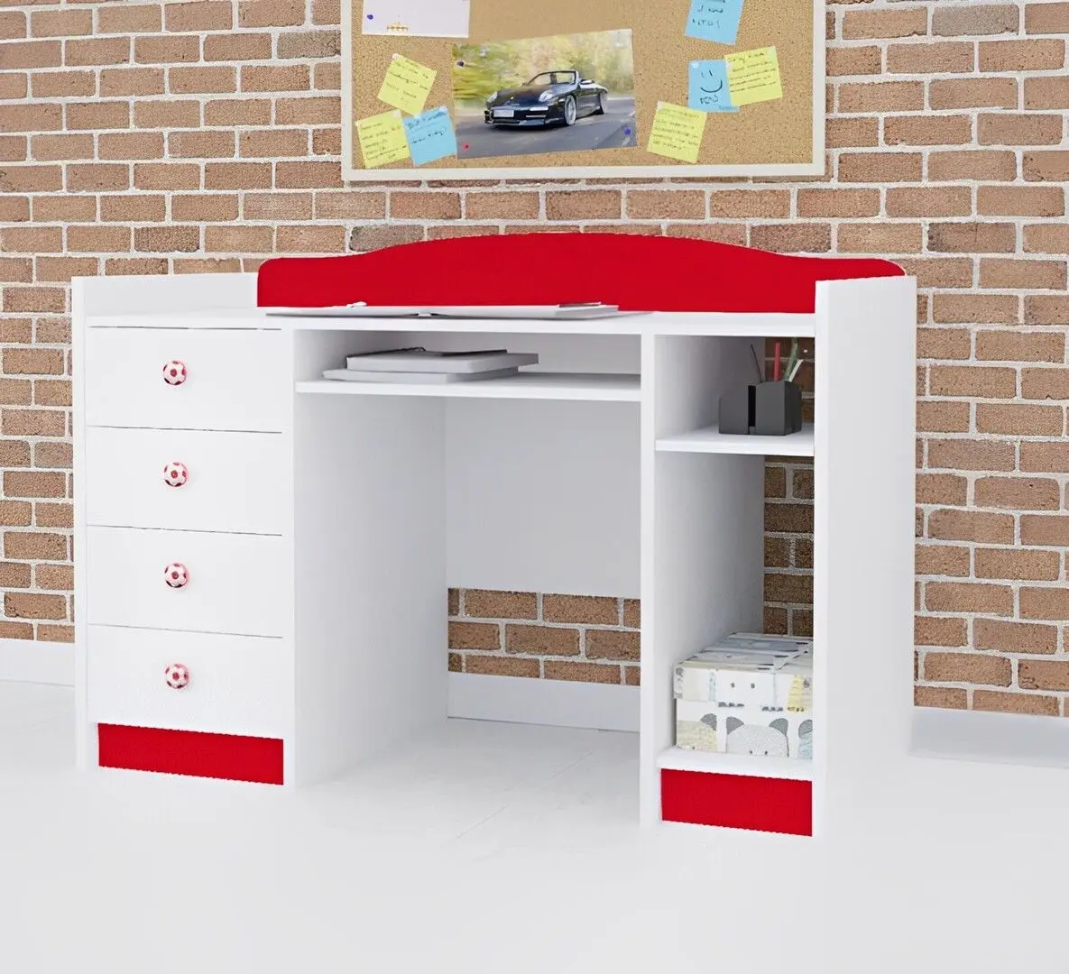 Mobila pentru copii Happy Babies Baby Mix 39 (White/Red)