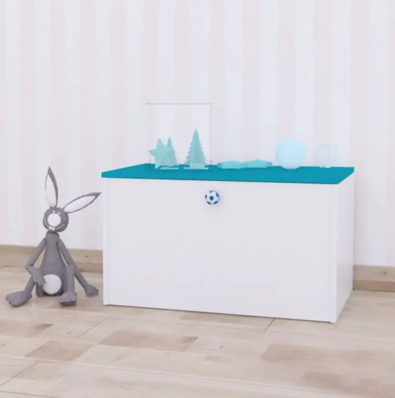 Mobila pentru copii Happy Babies Baby Mix 40 (White/Blue)