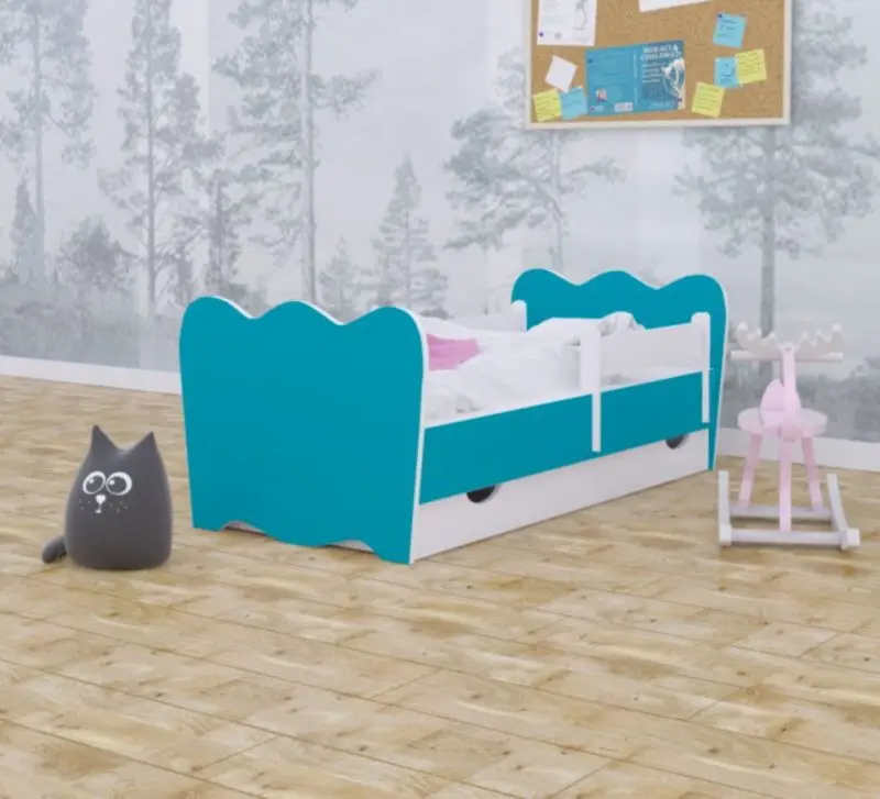 Mobila pentru copii Happy Babies Baby Mix 40 (White/Blue)