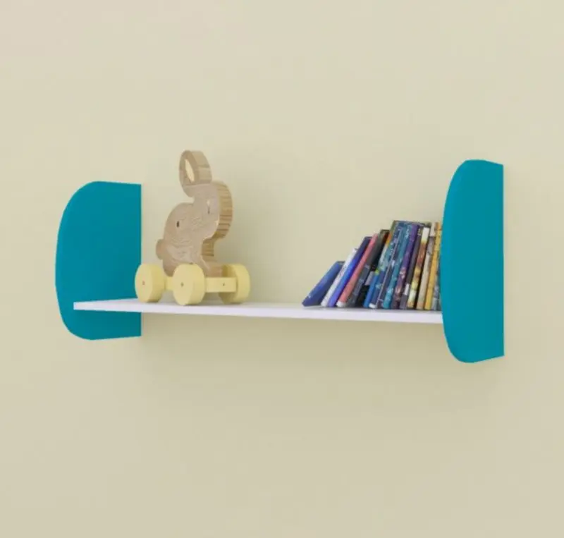 Mobila pentru copii Happy Babies Baby Mix 40 (White/Blue)