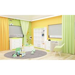 Mobila pentru copii Happy Babies Baby Mix 42 (White/Pastel Green)