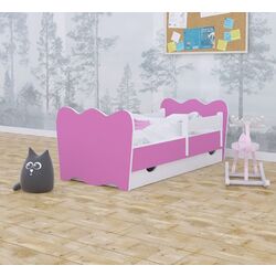 Mobila pentru copii Happy Babies Classic 17 (White/Pink) Thumb