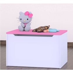 Mobila pentru copii Happy Babies Classic 17 (White/Pink) Thumb