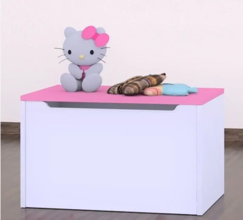 Mobila pentru copii Happy Babies Classic 17 (White/Pink)