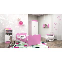 Mobila pentru copii Happy Babies Classic 17 (White/Pink)