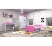 Mobila pentru copii Happy Babies Classic 18 (White/Pink)