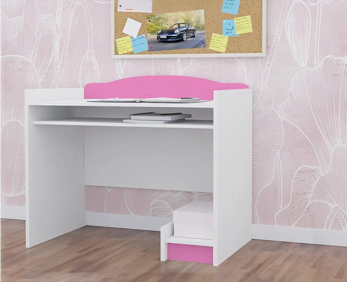 Mobila pentru copii Happy Babies Classic 18 (White/Pink)