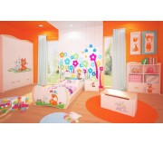 Mobila pentru copii Happy Babies Dream 16 (White/Light Pear)