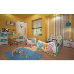 Mobila pentru copii Happy Babies Dream 45 (White/Blue)