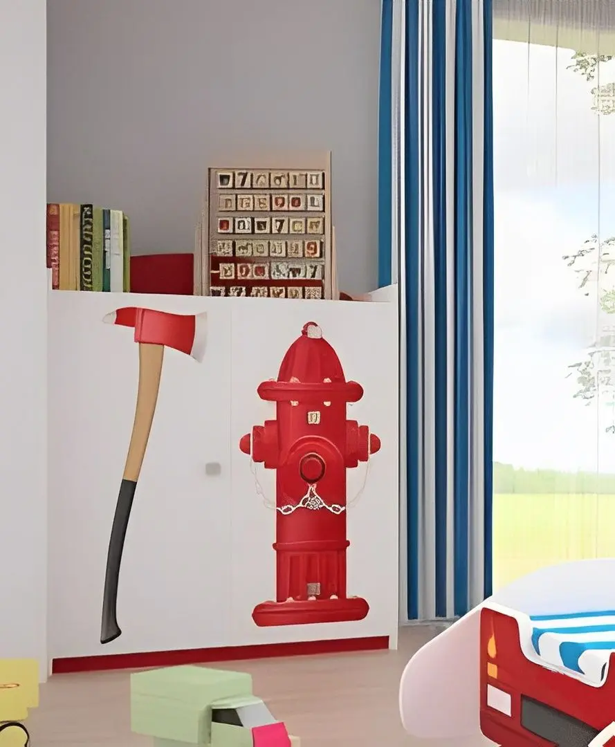 Mobila pentru copii Happy Babies FireFighter 20 (White/Red)