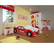 Mobila pentru copii Happy Babies FireFighter 21 (White/Red)