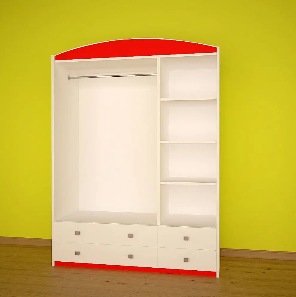 Mobila pentru copii Happy Babies FireFighter 21 (White/Red)