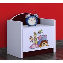 Mobila pentru copii Happy Babies Happy 01 (White/Wenge Chestnut) Thumb