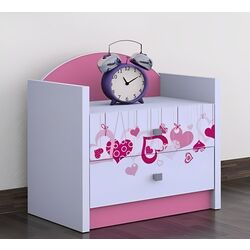 Mobila pentru copii Happy Babies Happy 05 (White/Pink) Thumb