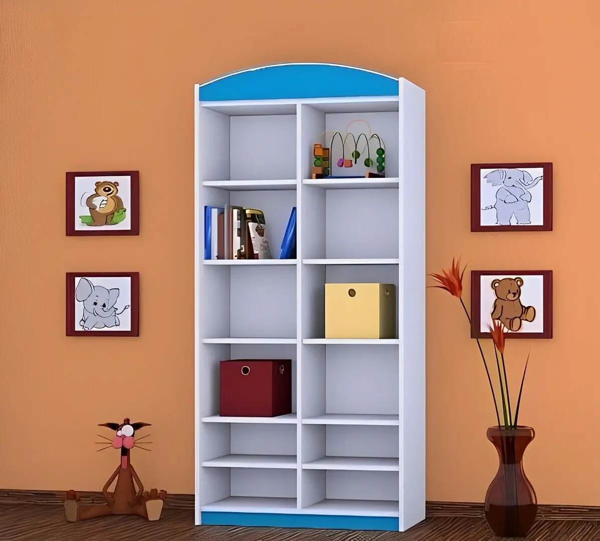 Mobila pentru copii Happy Babies Happy 07 (White/Blue)